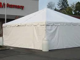 20' Section Tent Wall, Solid