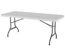 Adjustable Height 6 ft Table