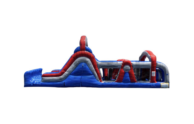 American Rush 38ft Wet Dry Slide Obstacle Course Rental Sacramento Valley