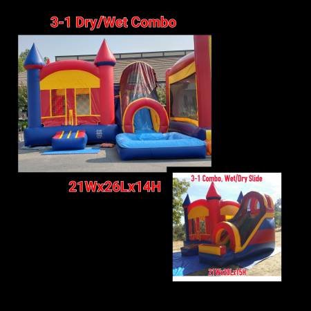 Combo 21x20 Bounce House w/Front Slide Combo 21x20 Bounce House w/Front Slide