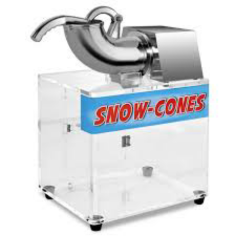 Large Snow Cone Machine with Supplies