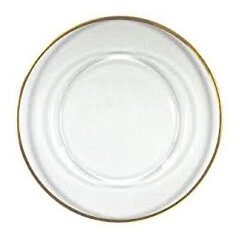 Gold Trim Charger Plate