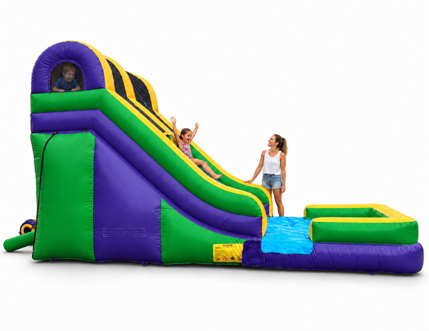 14ft Screamer Wet-Dry Slide - Green 14ft Screamer Wet-Dry Slide - Green