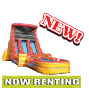 19ft WET Dual Lane Volcano Slide 19ft WET Dual Lane Volcano Slide