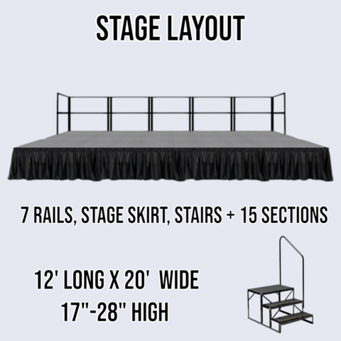 12' x 20' STAGE KIT 12' x 20' STAGE KIT