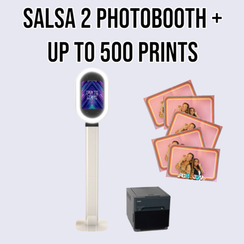 SALSA 2 PHOTOBOOTH + UP TO 500 PRINT PKG SALSA 2 PHOTOBOOTH + UP TO 500 PRINT PKG