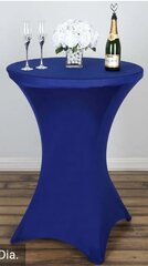 Royal Blue spandex cocktail table cover