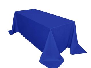90x32 Royal Blue rectangle tablecloth