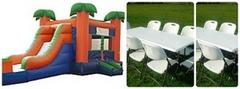 Paradise WATER slide, 2 tables and 16 chairs Paradise WATER slide, 2 tables and 16 chairs