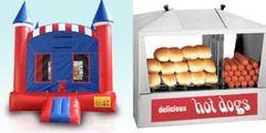 Deluxe American Castle and Hot Dog Steamer Machine Deluxe American Castle and Hot Dog Steamer Machine
