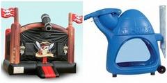 Deluxe Pirate Bounce House and Snow Cone Machine Deluxe Pirate Bounce House and Snow Cone Machine
