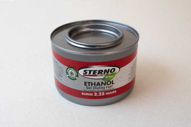 Sterno, for chafing dish