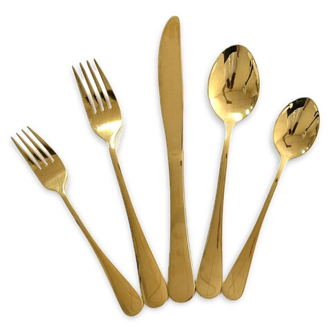 Gold Flatware-Dinner Fork