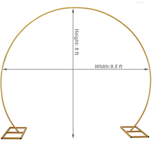 Gold Circle Arch