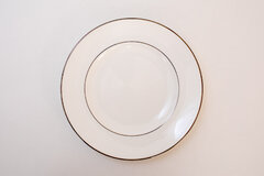 Dinner Plate-Lenox Continental Platinum Banded China