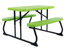 Kid's Picnic Tables Lime Green