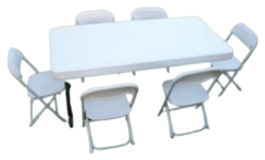 Table/6-Chairs (Renter Setup)
