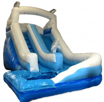 Mega Marble Dolphin Water Slide