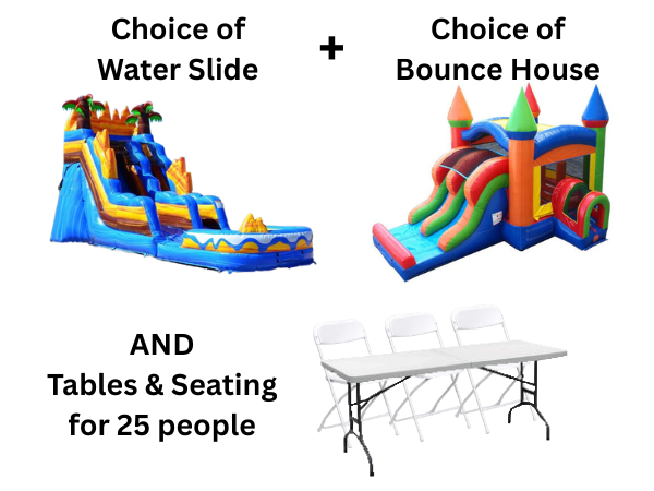 Wet Bounce and Splash With Seating Wet Bounce and Splash With Seating