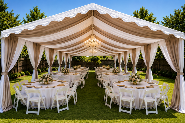 20X40 Draped Tent 20X40 Draped Tent