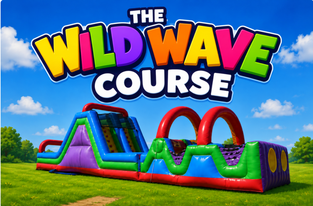60ft Wild Wave Obstacle Course 60ft Wild Wave Obstacle Course