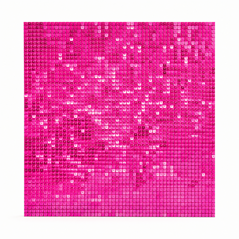 Hot Pink Shimmer Wall Hot Pink Shimmer Wall