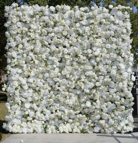 8X8 WHITE FLOWER WALL 8X8 WHITE FLOWER WALL