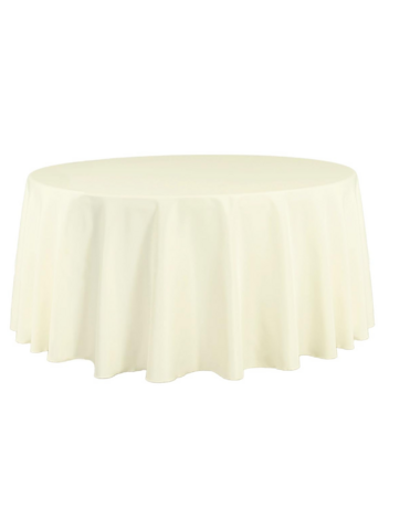 Ivory Round 120in Ivory Round 120in
