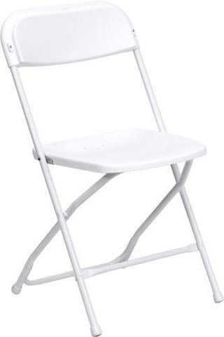 White Folding Chair White Folding Chair