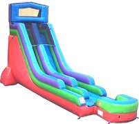 Large Color Rush Water Slide with Splash Pad <span style='color: #ff0000;'><strong>[New]</strong></span>