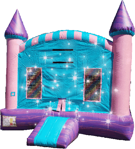 Princess-Glitter-Bounce-House
