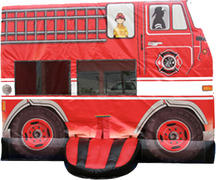 Fire Truck Bounce House 216