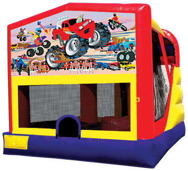 Monster Truck Fun Inside Slide Combo Monster Truck Fun Inside Slide Combo