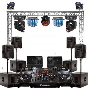 DJ with Full Audio System DJ with Full Audio System