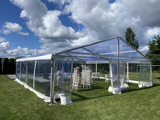 Clear Outdoor Tent 10ft x 10ft