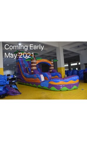 18 Foot Tropical Rush Water Slide - May 2021 18 Foot Tropical Rush Water Slide - May 2021