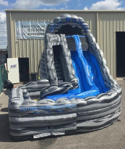 18 Foot Wild Rapids Double Lane Slide 18 Foot Wild Rapids Double Lane Slide
