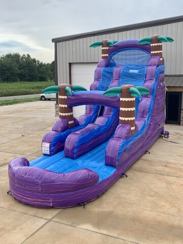 18 Foot Purple Hurricane Water Slide 18 Foot Purple Hurricane Water Slide