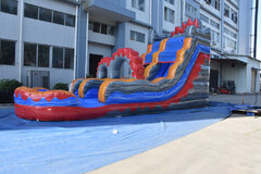 18 Foot Fire and Ice Water Slide
