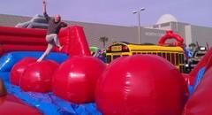 Big Red Balls - Wipeout inflatable