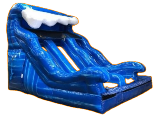 12' Blue Wave Dual Slide 12' Blue Wave Dual Slide