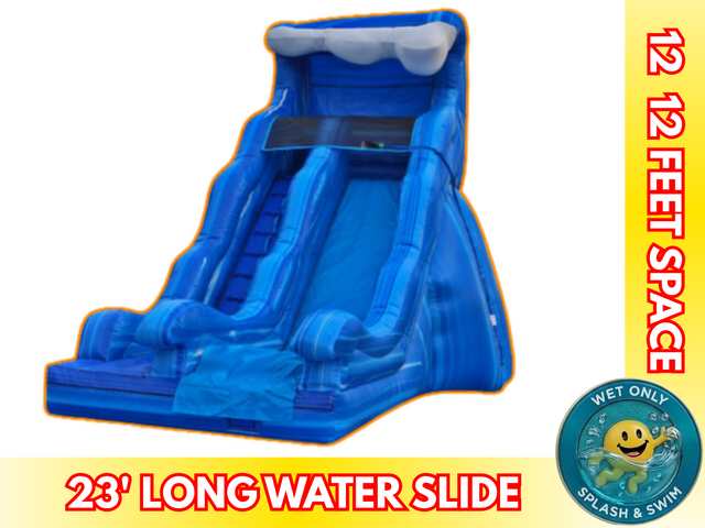15' Blue Wave Slide 15' Blue Wave Slide