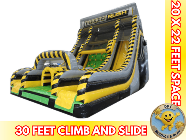 22' H Toxic Rush Climb and Slide 22' H Toxic Rush Climb and Slide