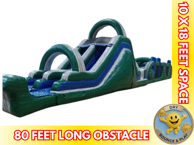 80' Green Emerald Obstacle-Dry 80' Green Emerald Obstacle-Dry