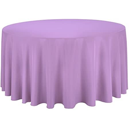 Round Table Cloth-Lavender Floor Length