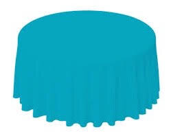 Turquoise Round Table Cloth- Flootr Length