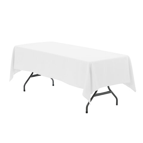 White-Rectangle Table Cloth