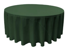 Round Table Cloth- Hunter Green Floor Length