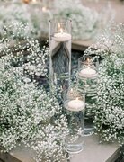 Floading Candle Centerpiece W/ Flower