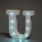 Marquee "U" Letter
